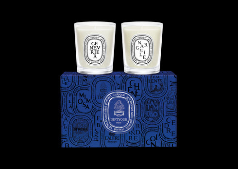 Narguile & Genevrier (Juniper) Set Of 2 Small Candles 2 X 70g